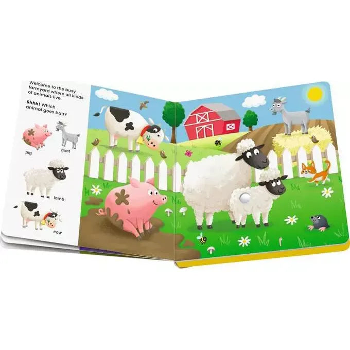 Shh Who's There? Baby Animals Sound Board Book 12m+ - 2