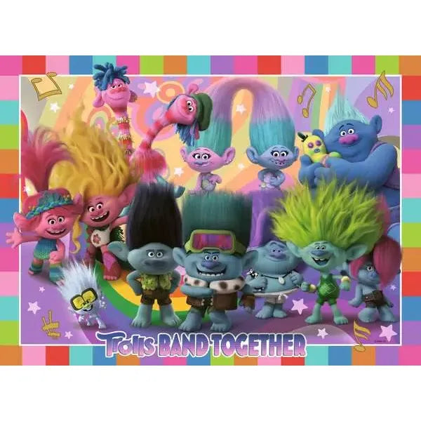 Puzzle | Trolls Band Together | 100 pc XXL 6+ - 2
