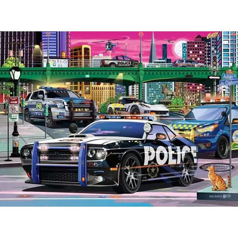 Puzzle | Police on Patrol | 150 Pc XXL - CR Toys