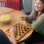 Checkers | Red & Black Solid Wood | 14.5 Inch Game - 7