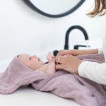 Hooded Towel And Wash Mitt Set | Orchid