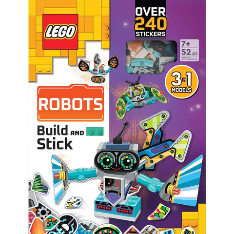 Lego(R) Books. Build And Stick: Robots  Activity Book