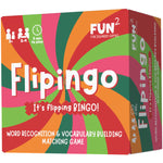 Flipingo Word Recognition Matching Bingo Game Ages 3+