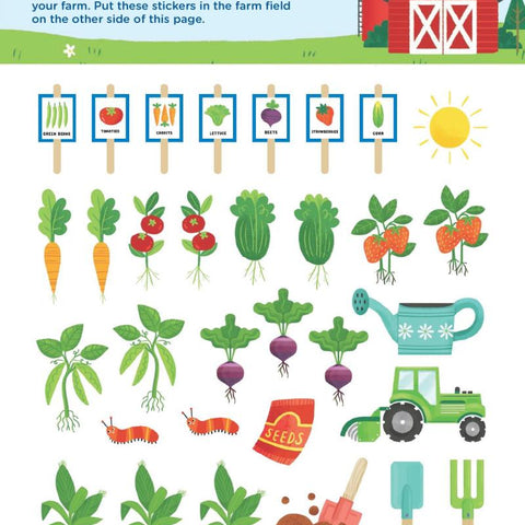 I Want To Be A Farmer Sticker Activity Book