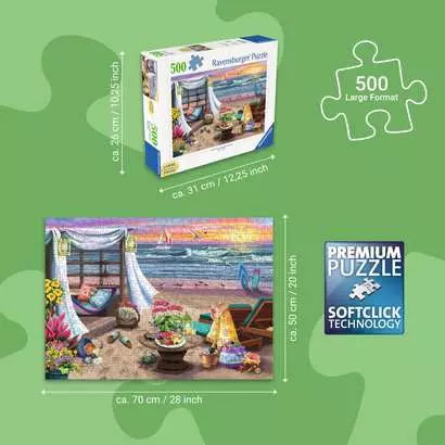 Puzzle | Cabana Retreat | 500 pc Large Format - 3