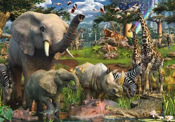 Puzzle | At the Waterhole 18000PC - 2
