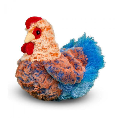 Henrietta Blue Lace Hen Plush - 1