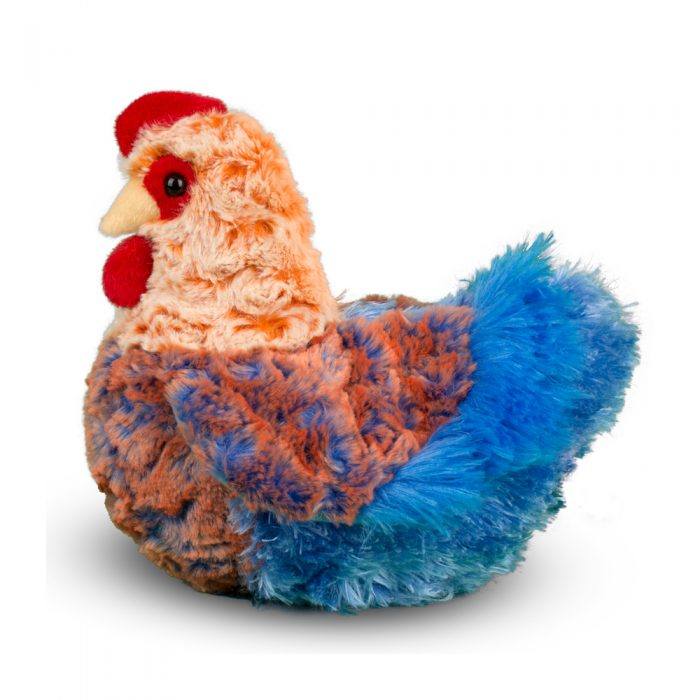 Henrietta Blue Lace Hen Plush - 4