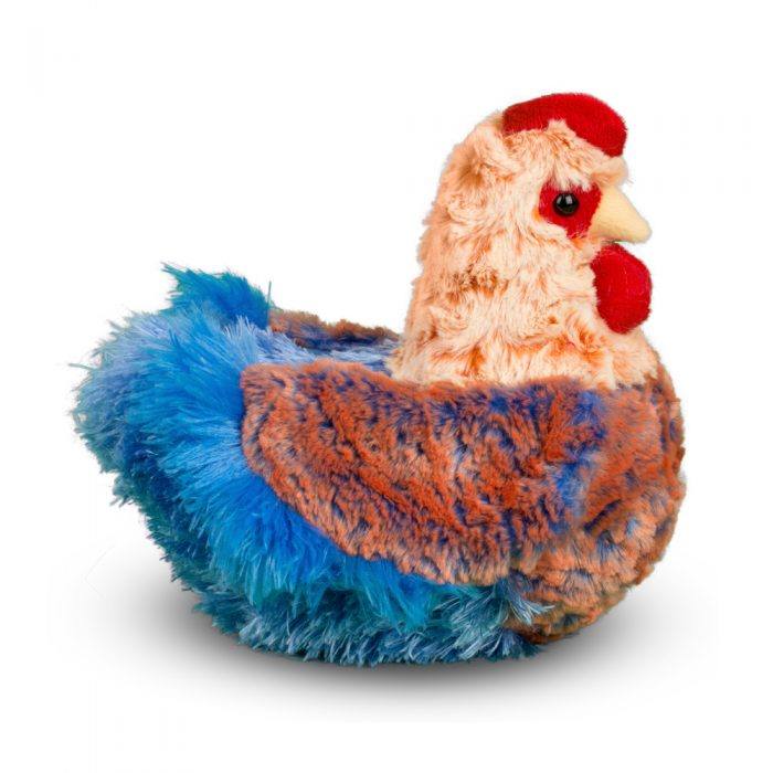 Henrietta Blue Lace Hen Plush - 7