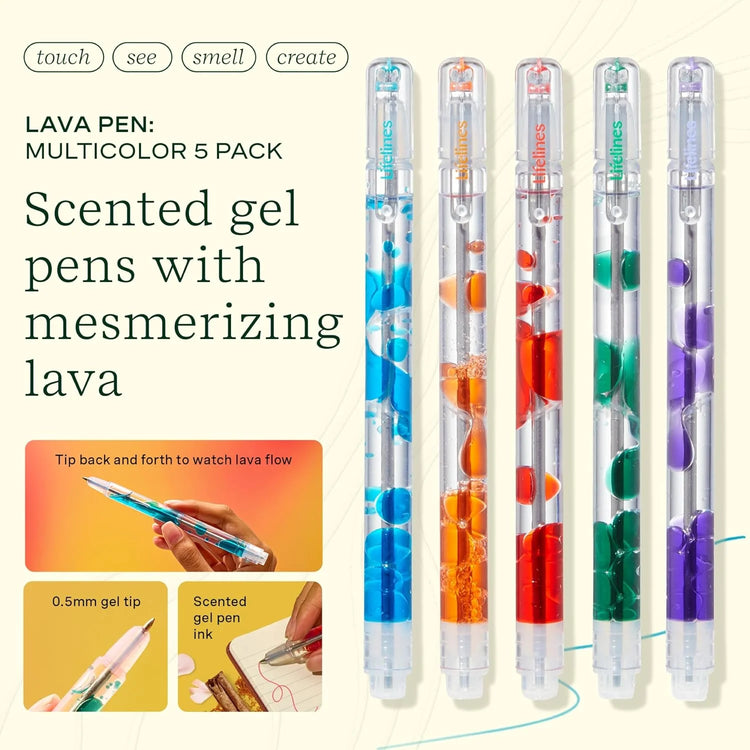 Lifelines | Scented Lava Pen | Set 5Pk - 5