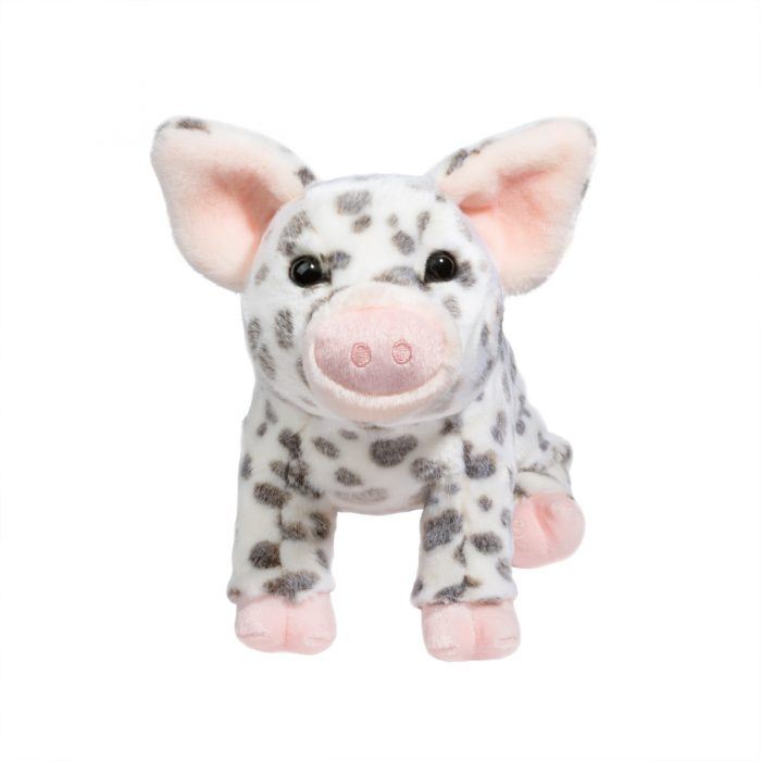 Pauline Black Spotted Pig Plush - 2