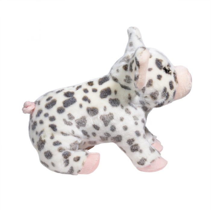 Pauline Black Spotted Pig Plush - 7