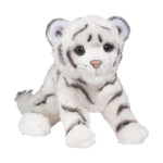 Silky White Tiger Cub Plush - 1