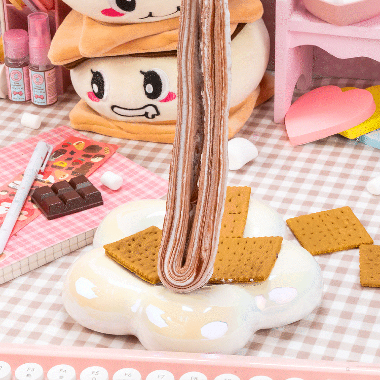 Kawaii Slime | Gooey S'mores Cloud Creme Slime - 4