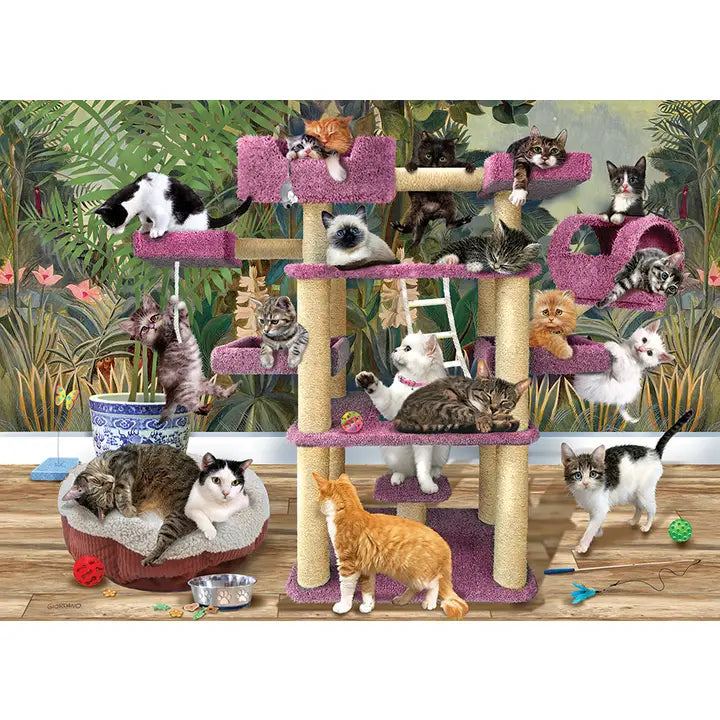 Jungle Cats 500Pc Puzzle For Ages 8+