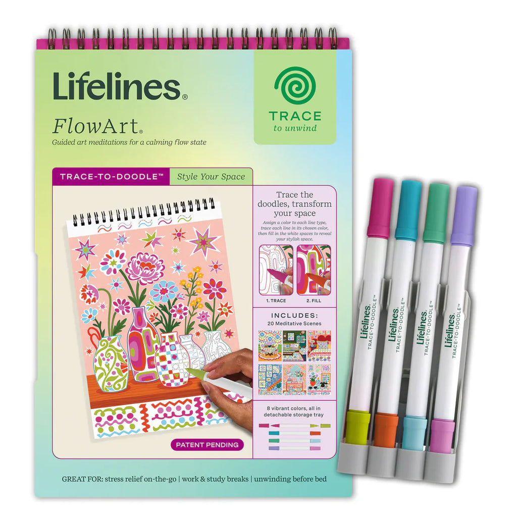 Lifelines | FlowArt  | Trace-to-Doodle, Style Your Space - 4