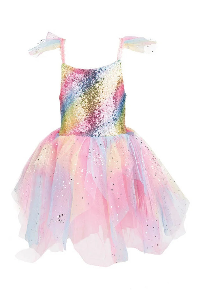 Gown | Rainbow Fairy Dress & Wings Multi 7-8 - 1