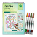 Lifelines | FlowArt |  Trace-By-Line, Woodland Whimsy - CR Toys