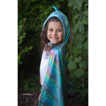 Rainbow Reversible Unicorn Dragon Cape Size 5/6 Dress Up 52105