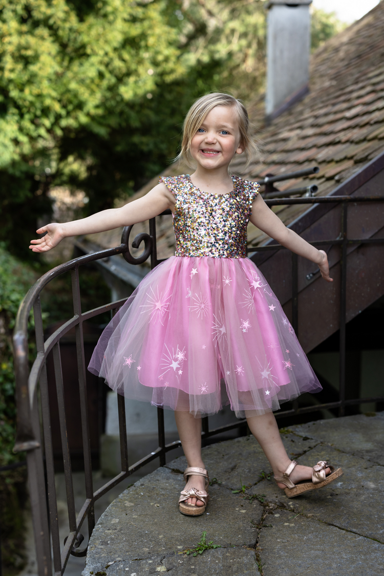 A Star is Born Sequins Dress, Size 5/6 - CR Toys