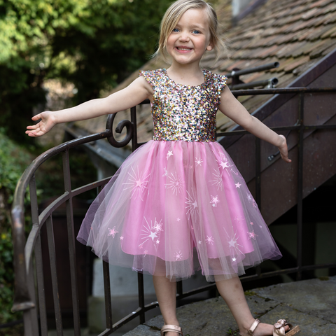 A Star is Born Sequins Dress, Size 5/6 - CR Toys