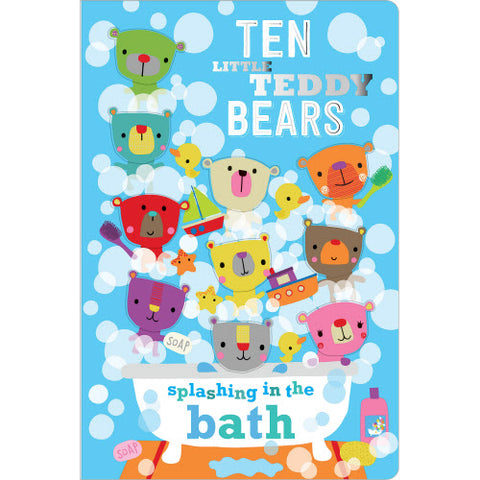 Ten Little Teddy Bears Splashing In The Bath Book