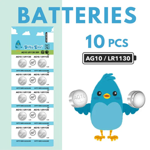 Ditty Bird Battery Pack Of 10