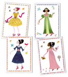 PG Paper Dolls Stickers Dresses Seasons for Ages: 5+