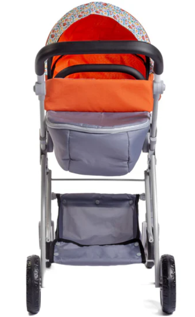 Berenguer Boutique Playtime | Deluxe Folding Sports Pram Stroller For Ages 3+