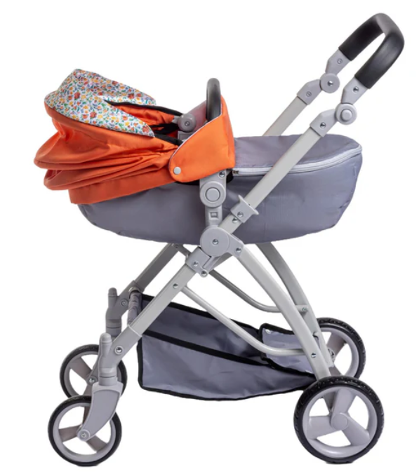 Berenguer Boutique Playtime | Deluxe Folding Sports Pram Stroller For Ages 3+