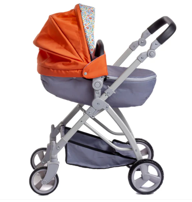 Berenguer Boutique Playtime | Deluxe Folding Sports Pram Stroller For Ages 3+