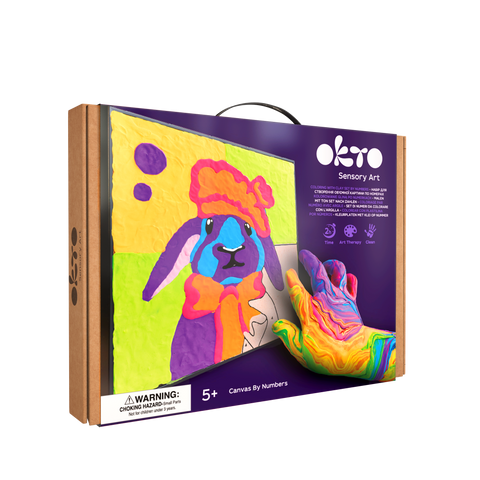 OKTO Sensory Art | Coloring With Clay By Numbers 5+