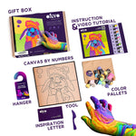 OKTO Sensory Art | Coloring With Clay By Numbers 5+