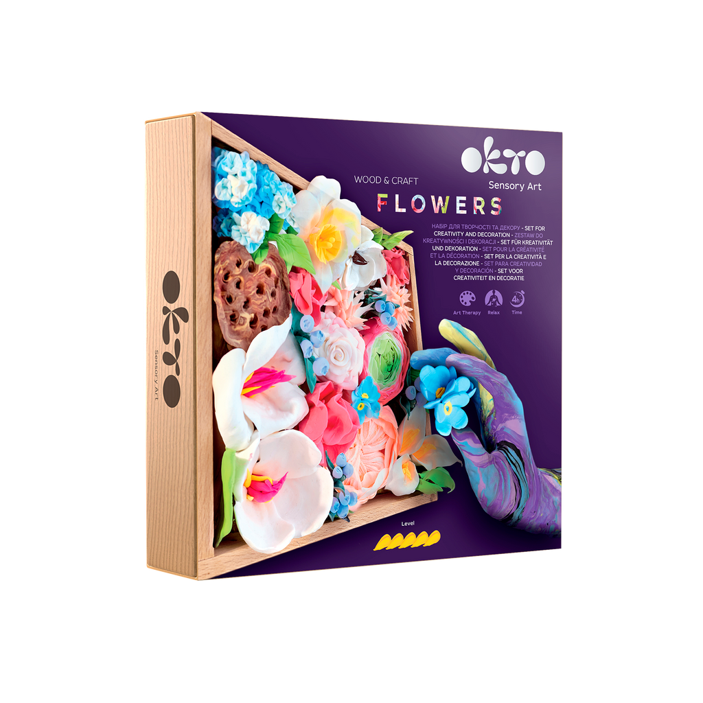 OKTO Sensory Art Wood & Craft | Flowers