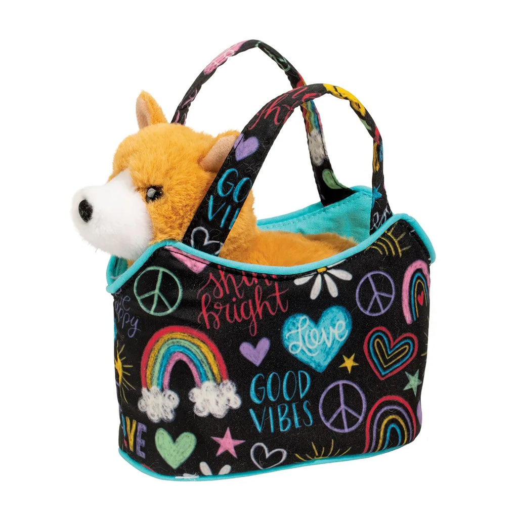 Good Vibes Sassy Sak W Corgi Purse CR Toys