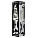 Lava Lamp | 14.5 Inch Polygon White Clear - 2
