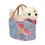 Sassy Sak | Dragonfly Dreams Sak W/Bichon Dog Plush 2+ - 2