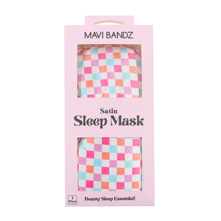 Satin Sleep Mask | Check - CR Toys