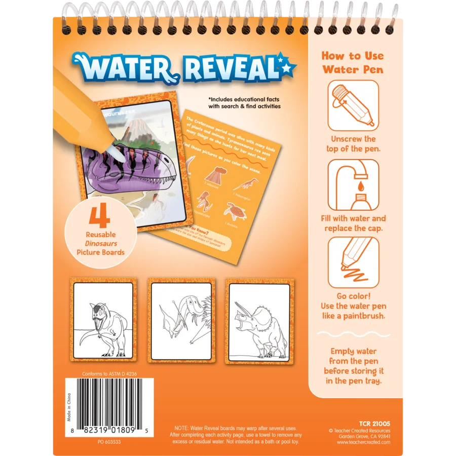 Water Reveal | Dinosaurs 3+