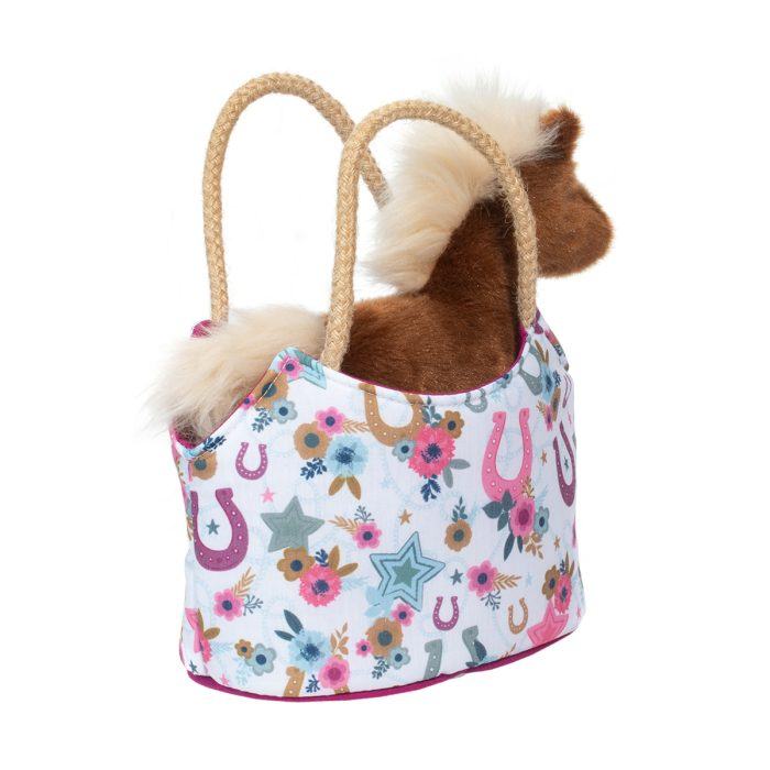 Sassy Sak | Boho Horseshoe W/Horse Plush 2+ - 5