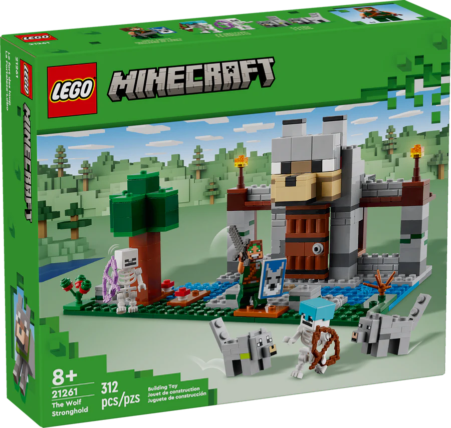 Lego Mindcraft The Wolf Stronghold for Ages 8+