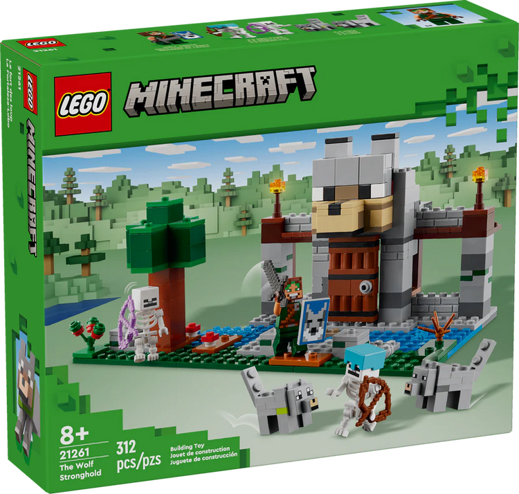 Lego Mindcraft The Wolf Stronghold for Ages 8+