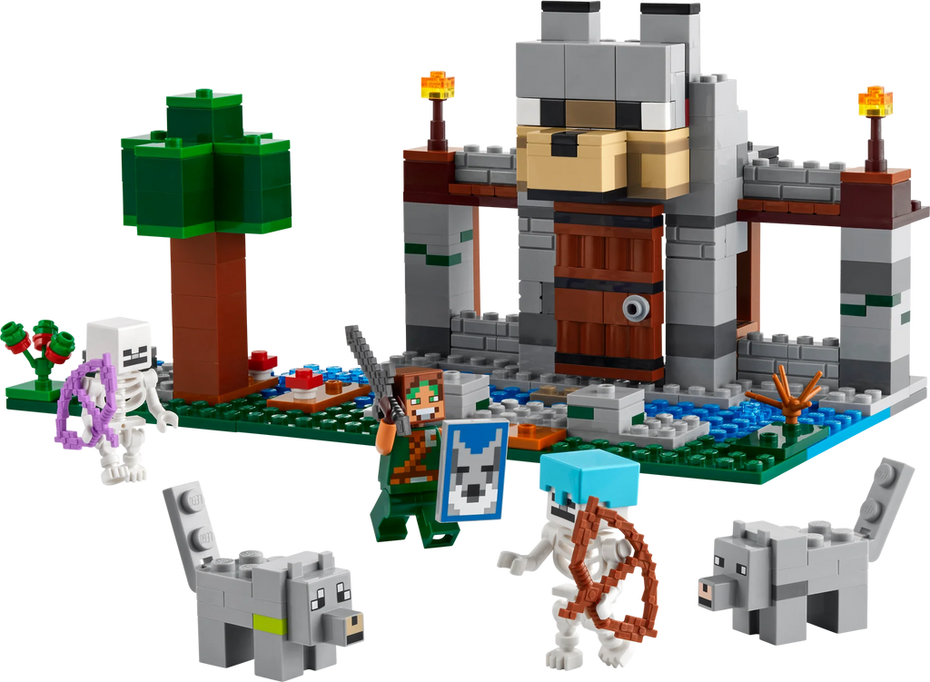 Lego Mindcraft The Wolf Stronghold for Ages 8+