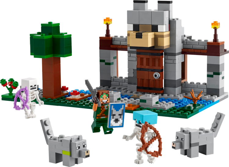 Lego Mindcraft The Wolf Stronghold for Ages 8+