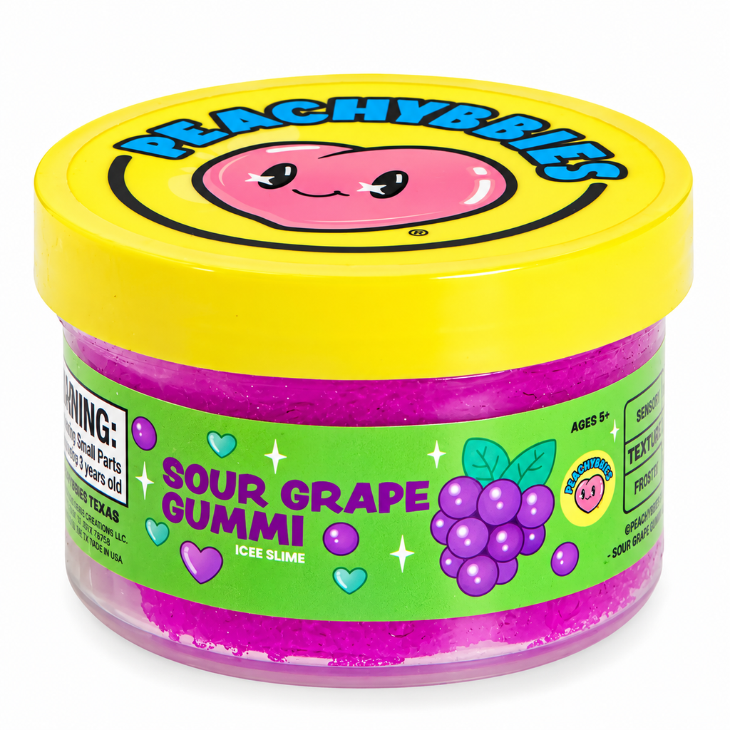 Peachybbies Slime | Sour Grape Gummi Icee Slime - 3