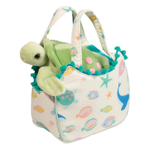 Sassy Sak | Ocean Friends Sak W/Turtle Plush 2+ - 1