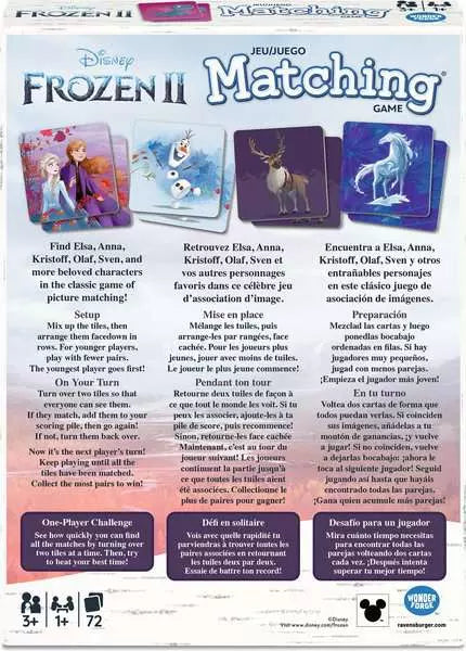 Matching Game | Frozen 2 3+ - 2