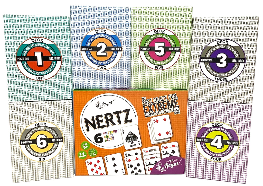 Nertz Card Game | For 6 Players Ages 8+ - 2