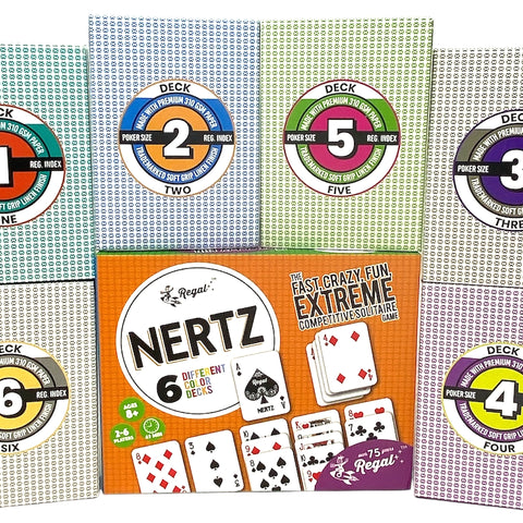 Nertz Card Game | For 6 Players Ages 8+ - 1