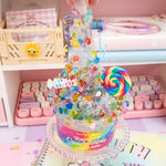 Kawaii  Slime | Rainbow Candytopia Crunchy Kawaii  Slime | Raicancru